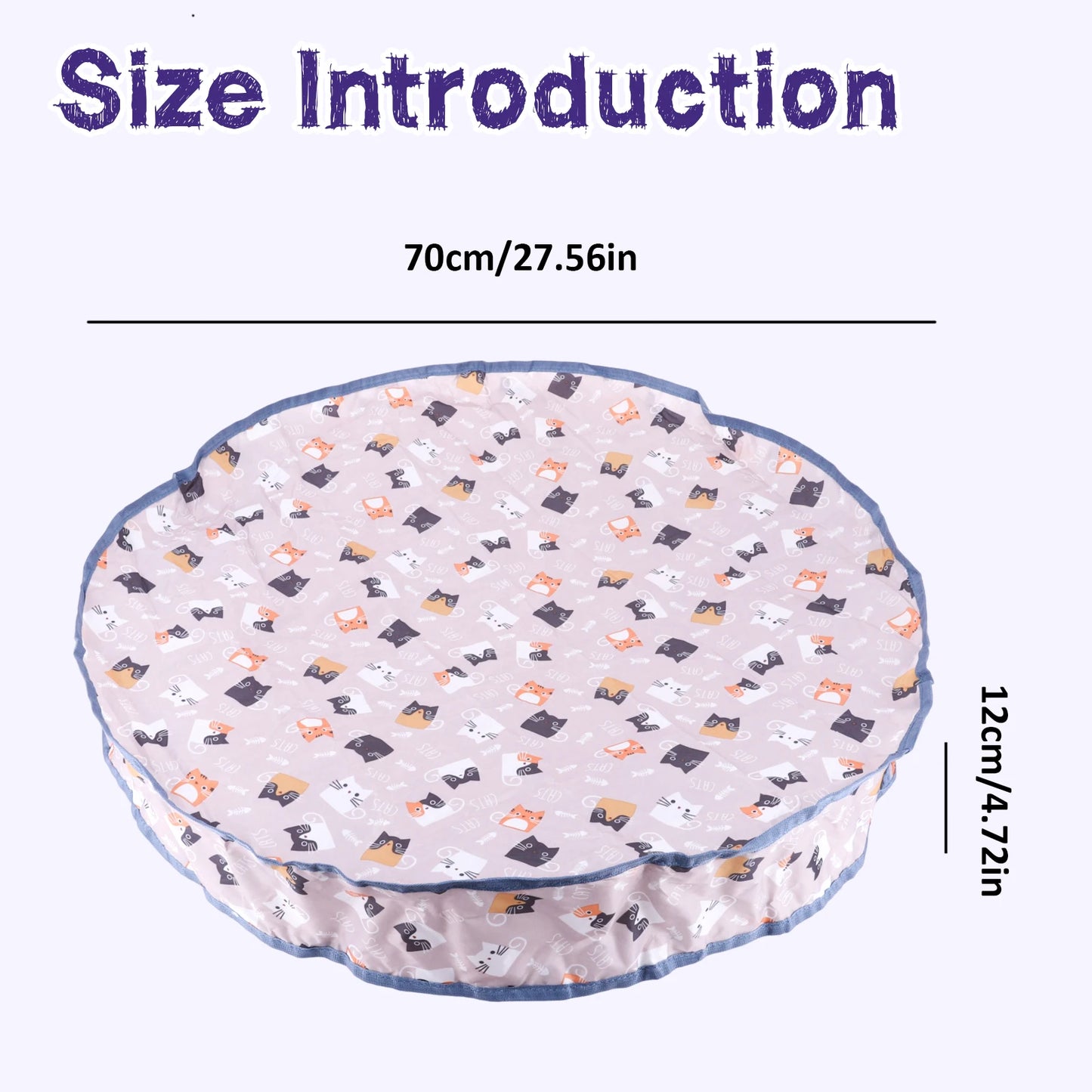 Motion Activate Chirping Cat Toy Ball Fast Rolling in Pouch Mouse Catching Game Reusable for Pet Hide and Seek Game Accessories