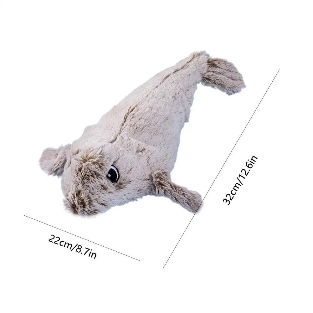 Flapping Cat Toy Built-in Motor USB Rechargeable Realistic Interactive Cats Toy For Indoor Smart Electric Cat Decompressions Toy