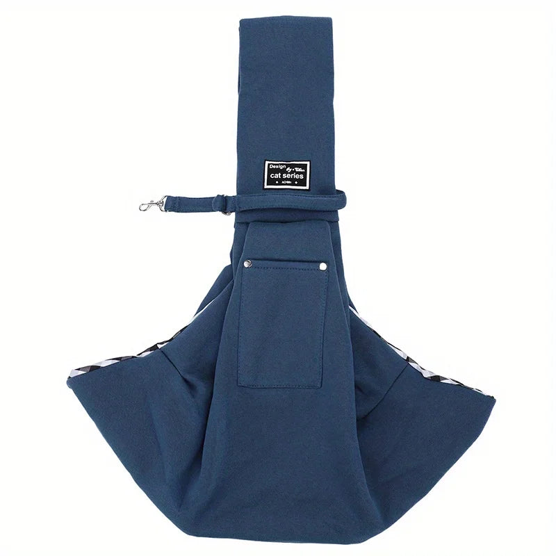 Breathable Portable Pet Messenger Bag Hands-Free Pet Crossbody Shoulder Bag Outdoor Travel Cat Puppy Sling Carrier Bag Gift
