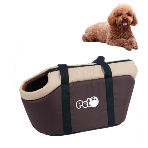 Dog Carrier Bag - Portable Shoulder Strap - Foldable Comfort - Easy to Carry - Pet Travel Bag - Outdoor Accessory
