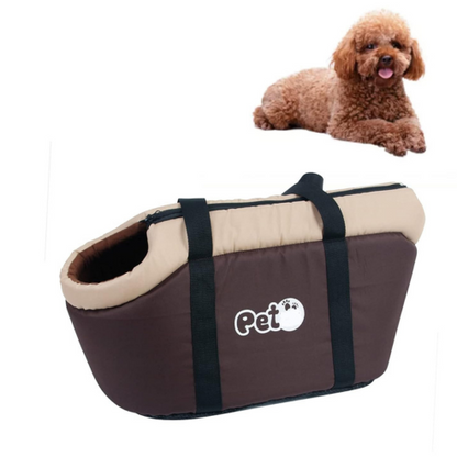 Dog Carrier Bag - Portable Shoulder Strap - Foldable Comfort - Easy to Carry - Pet Travel Bag - Outdoor Accessory