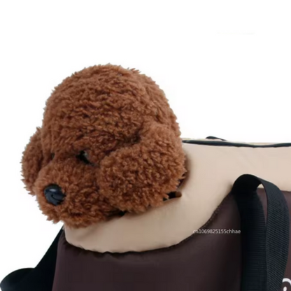Dog Carrier Bag - Portable Shoulder Strap - Foldable Comfort - Easy to Carry - Pet Travel Bag - Outdoor Accessory