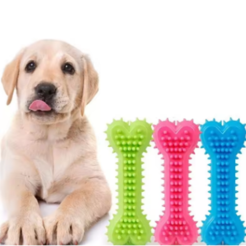 Soft Rubber Chew Toy - Sophia Shape - Bite Resistant - Teeth Grinding - Training Toy for Small Dogs