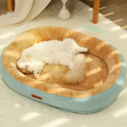 Comfortable Plush Square Pet Bed – Puppy and Cat House – Cushion Sofa for Small and Medium Pets
