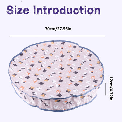 Motion Activate Chirping Cat Toy Ball Fast Rolling in Pouch Mouse Catching Game Reusable for Pet Hide and Seek Game Accessories