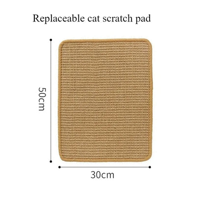Cat Bed Scratch Board Wear-Resistant Cats Scratching Pad Dual-Surface Grinding Detachable Mat Kitten Bed Non-Slip Base Cats Toys