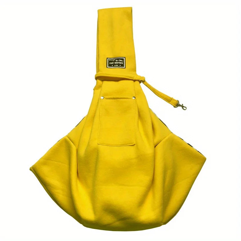 Breathable Portable Pet Messenger Bag Hands-Free Pet Crossbody Shoulder Bag Outdoor Travel Cat Puppy Sling Carrier Bag Gift