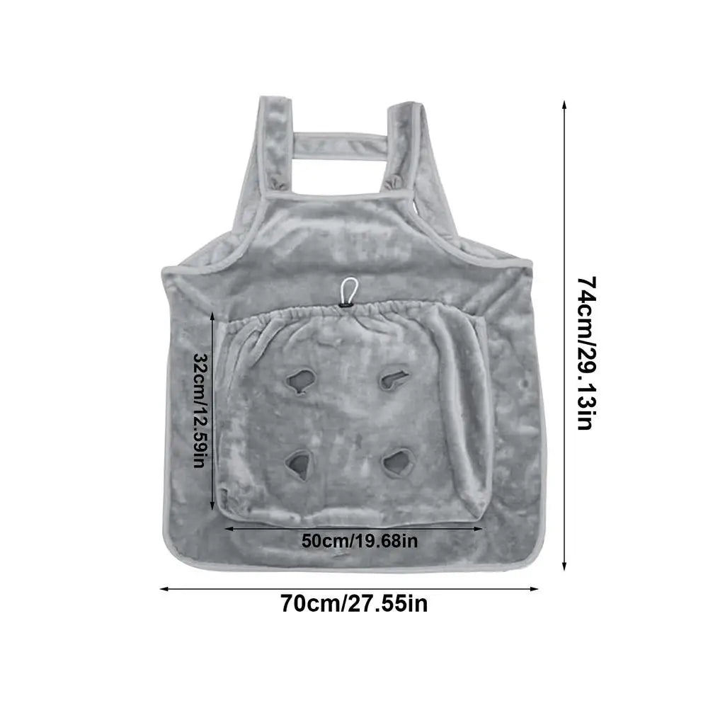 Apron for carrying cats Cat Carrier Pet Carrier Pouch for holding kittens Cat Butler Jerk Off Cat Clothing Wearable Cat Cuddling