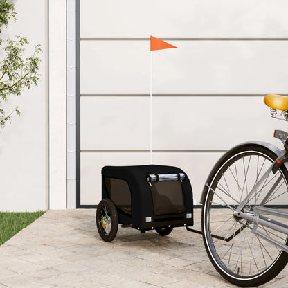 Black Pet Bike 124 x 65 x 66 cmTrailer Bicycle53 x 124 x 53 cm trailers walking running strollers for pets small dogs cats