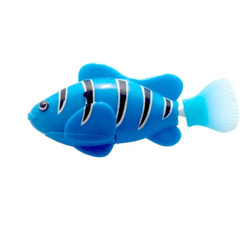 5pcs Cat Toy  Children Electronic Fish Summer Bath Toys Pet Toys Swimming Robot Fish Kids Water Swim Pool Bathtub Pet Toys