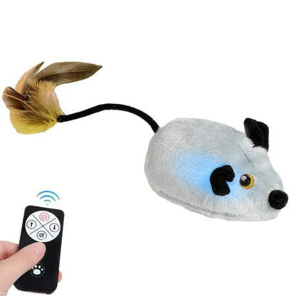 Automatic SensingMouse Moving Cat Toys Electronic Squeaky Mice Moving CatMouse Toy For Kitten Indoor/Outdoor Pet Cat Exercise