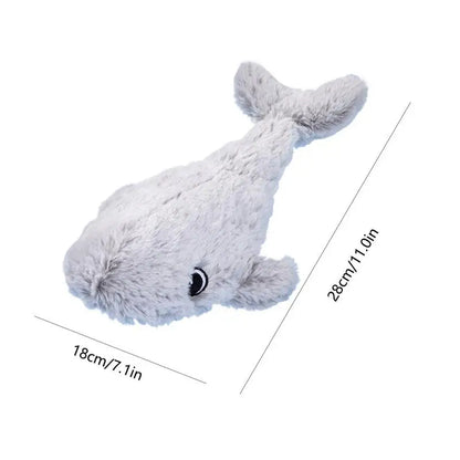 Flapping Cat Toy Built-in Motor USB Rechargeable Realistic Interactive Cats Toy For Indoor Smart Electric Cat Decompressions Toy