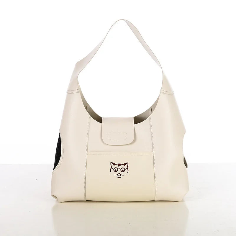1PC Cat Bag Pet Backpack Cat Traveling Exposed Breathable Handbag Single Shoulder Crossbody Cat Bag New Pet Bag pet supplies