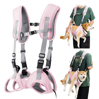 Pet Supplies Dog Duffel Bag Adjustable Long and Short Dog Backpack Summer Mesh Breathable Cat Out Travelling Bag