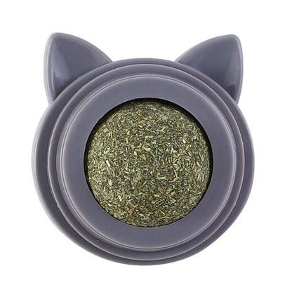 Rotatable Catnip Energy Ball Natural Safe Catnip Edible Lick Balls Catnip Wall Balls for Cats Teeth Cleaning Pet Health Supplies