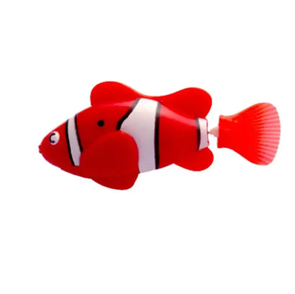5pcs Cat Toy  Children Electronic Fish Summer Bath Toys Pet Toys Swimming Robot Fish Kids Water Swim Pool Bathtub Pet Toys