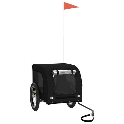 Black Pet Bike 124 x 65 x 66 cmTrailer Bicycle53 x 124 x 53 cm trailers walking running strollers for pets small dogs cats