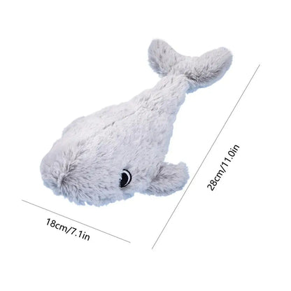 Flapping Cat Toy Built-in Motor USB Rechargeable Realistic Interactive Cats Toy For Indoor Smart Electric Cat Decompressions Toy