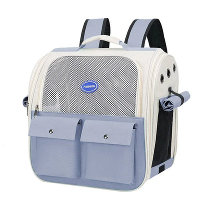 Cat Bag Portable Bag for Going Out  Breathable Pet Backpack  Large Capacity  Foldable Backpack  Portable Backpack