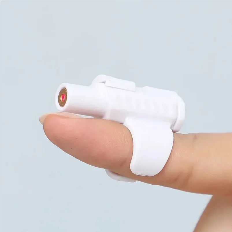 Portable Mini Laser Cat Toy - Finger Sleeve Design for Interactive Play and Endless Fun Infrared Cat Teasing Pen Pet Toy