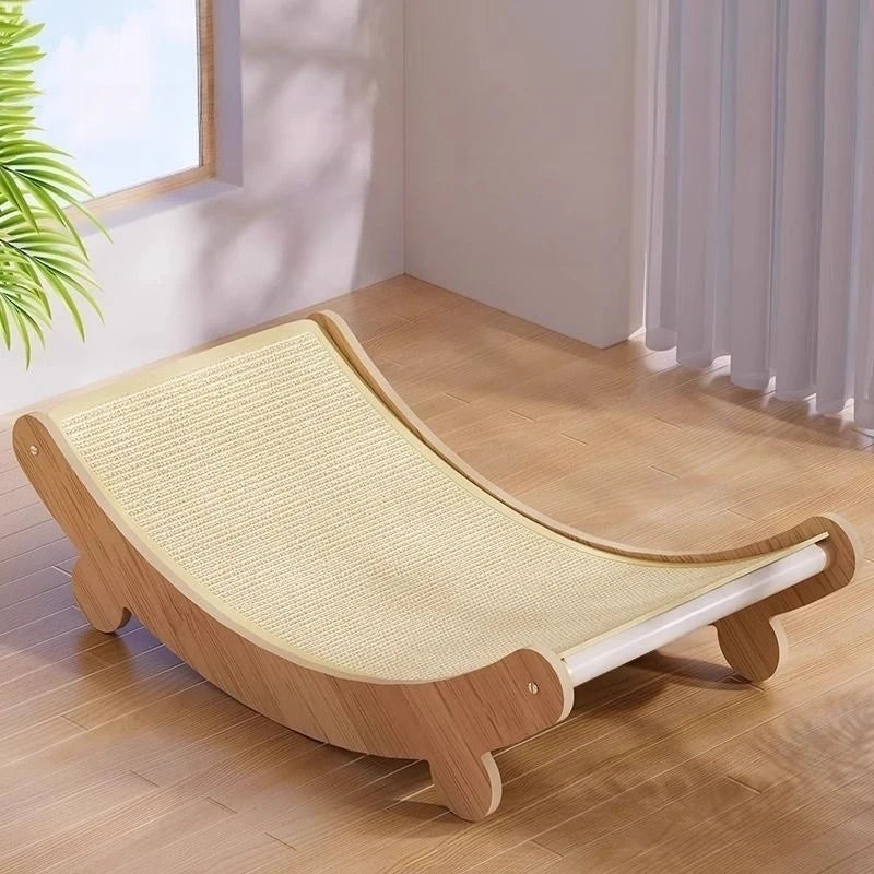 Cat Bed Scratch Board Wear-Resistant Cats Scratching Pad Dual-Surface Grinding Detachable Mat Kitten Bed Non-Slip Base Cats Toys