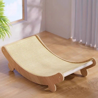 Cat Bed Scratch Board Wear-Resistant Cats Scratching Pad Dual-Surface Grinding Detachable Mat Kitten Bed Non-Slip Base Cats Toys