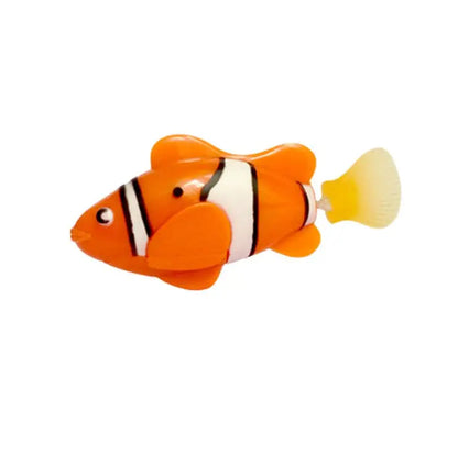 5pcs Cat Toy  Children Electronic Fish Summer Bath Toys Pet Toys Swimming Robot Fish Kids Water Swim Pool Bathtub Pet Toys