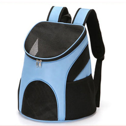 Foldable Pet Backpack Carrier Portable Breathable Dog Cat Travel Bag Lightweight Shoulder Strap for Outdoor Hiking Pack