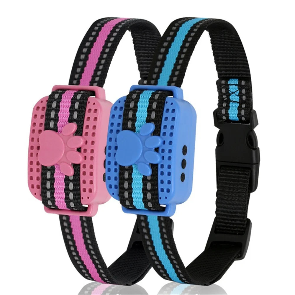 USB Electric Dogs Training Collar Ultrasonic Pet Dog Anti Barking Stop Barking Vibration Anti Bark Waterproof Collar Devices