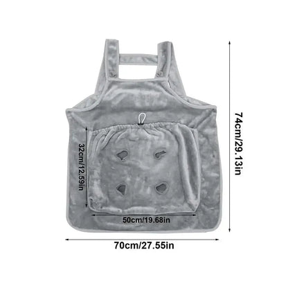 Apron for carrying cats Cat Carrier Pet Carrier Pouch for holding kittens Cat Butler Jerk Off Cat Clothing Wearable Cat Cuddling