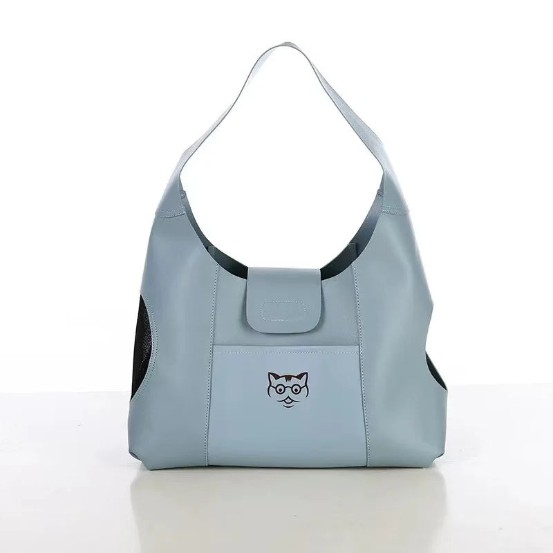 1PC Cat Bag Pet Backpack Cat Traveling Exposed Breathable Handbag Single Shoulder Crossbody Cat Bag New Pet Bag pet supplies