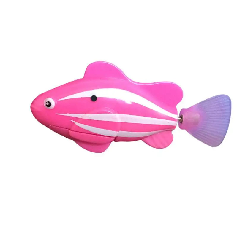 5pcs Cat Toy  Children Electronic Fish Summer Bath Toys Pet Toys Swimming Robot Fish Kids Water Swim Pool Bathtub Pet Toys