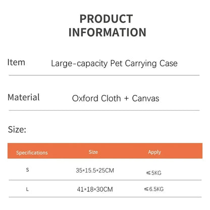 Hanpanda Four Season Large Space Breathable Side Opening Carrier For Dogs Portable Cat Canvas Shoulder Bag Pet Travel Supplies