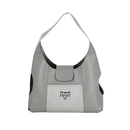 1PC Cat Bag Pet Backpack Cat Traveling Exposed Breathable Handbag Single Shoulder Crossbody Cat Bag New Pet Bag pet supplies