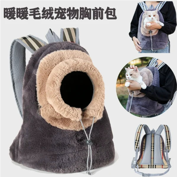 Pet Dog Carrying Backpack Pet Carrier Adjustable Portable Travel Breathable Mesh Front Bag for Puppy Outdoor Hiking Backpacks