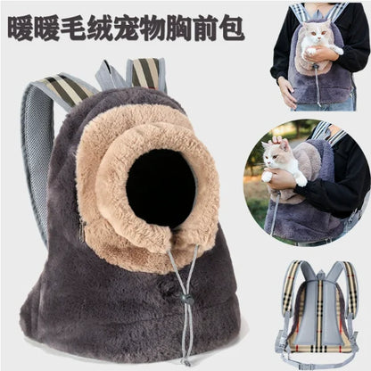 Pet Dog Carrying Backpack Pet Carrier Adjustable Portable Travel Breathable Mesh Front Bag for Puppy Outdoor Hiking Backpacks