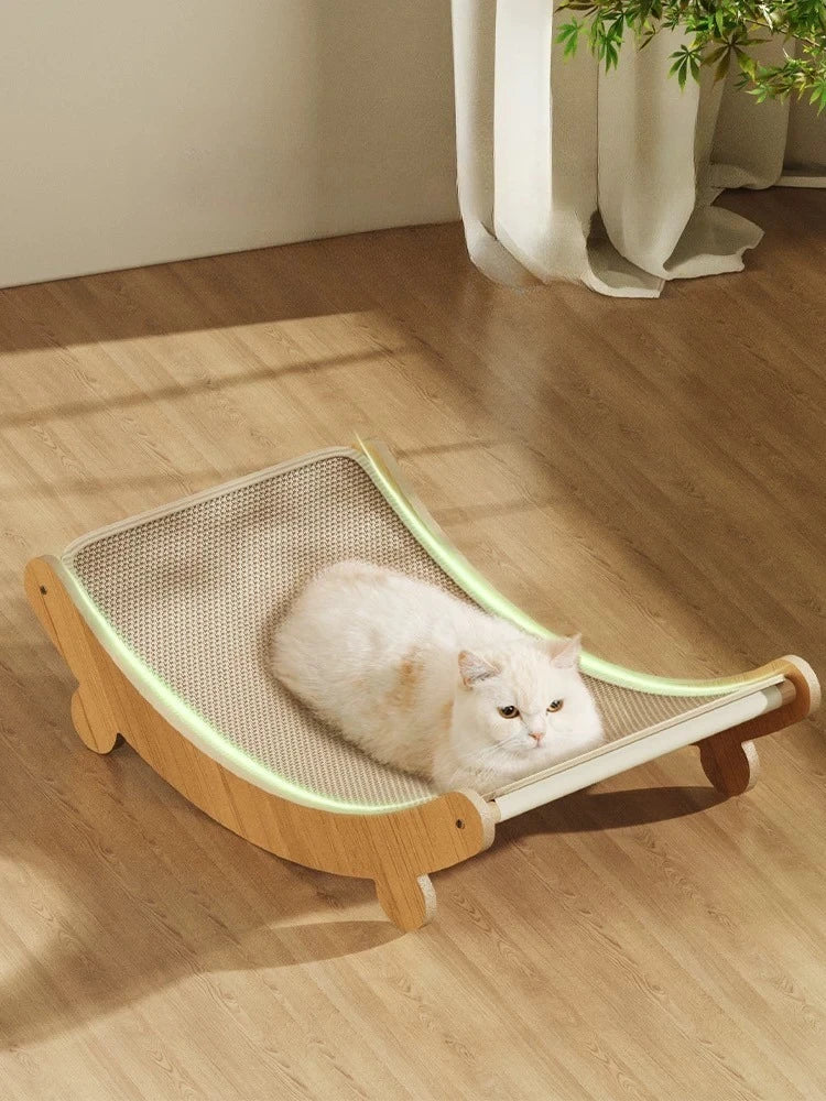 Cat Bed Scratch Board Wear-Resistant Cats Scratching Pad Dual-Surface Grinding Detachable Mat Kitten Bed Non-Slip Base Cats Toys
