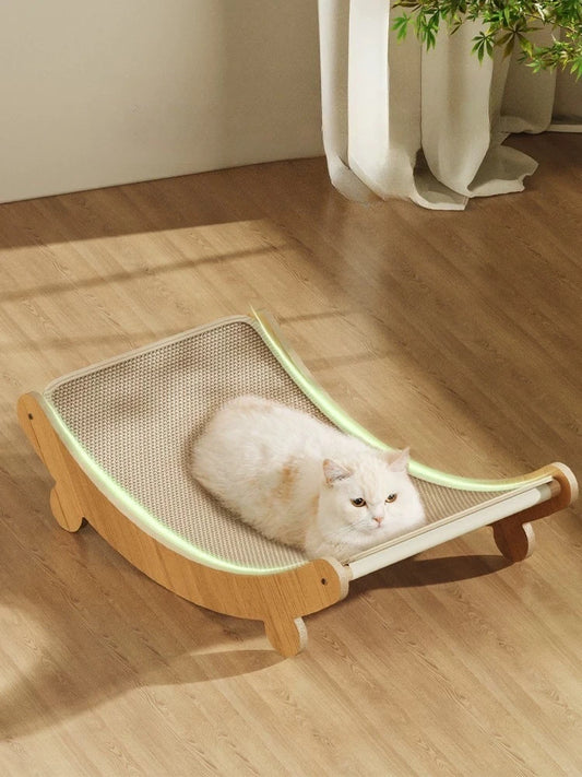 Cat Bed Scratch Board Wear-Resistant Cats Scratching Pad Dual-Surface Grinding Detachable Mat Kitten Bed Non-Slip Base Cats Toys