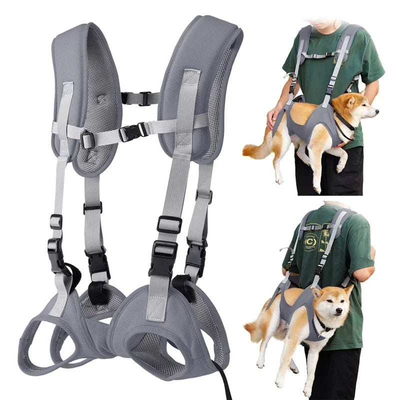 Pet Supplies Dog Duffel Bag Adjustable Long and Short Dog Backpack Summer Mesh Breathable Cat Out Travelling Bag