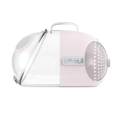 Portable Capsule Cat Bag Two-way Switch Comfort Handle Transparent Breathable Large Capacity Space for Cat Small Size Dog Rabbit