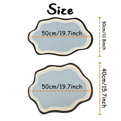  Custom Pet Feeding Mat Cute Shape Dog Diatom Mud Floor Mat Non-Slip Waterproof Home Decoration Dog Feeding Pad
