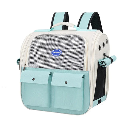 Cat Bag Portable Bag for Going Out  Breathable Pet Backpack  Large Capacity  Foldable Backpack  Portable Backpack