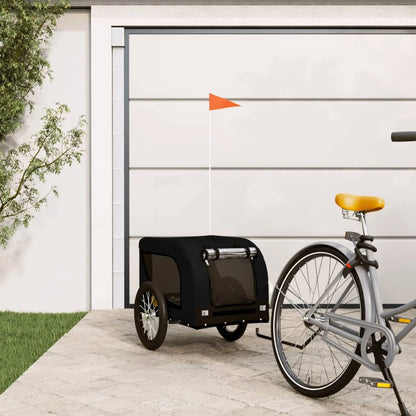 Black Pet Bike 124 x 65 x 66 cmTrailer Bicycle53 x 124 x 53 cm trailers walking running strollers for pets small dogs cats