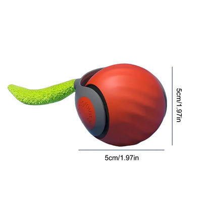 Automatic Moving Cat Toy Ball Smart Cat Toys USB Rechargeable Smart Cat Toys Ball Speedy Tail Cat Toy Cat Interactive Ball Toys