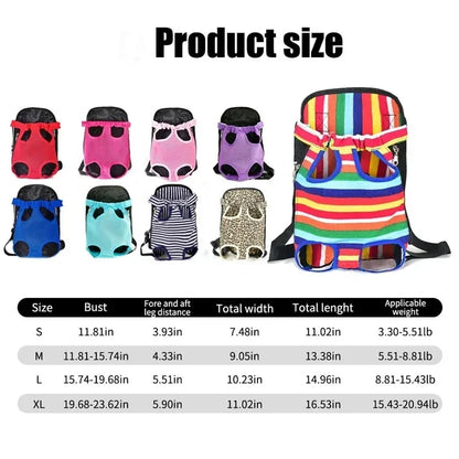 Pet Backpack Accessories Dog Pets Dogs Carriers Transport Bag Things Basket Cats Bags Carrying For Supplies Products