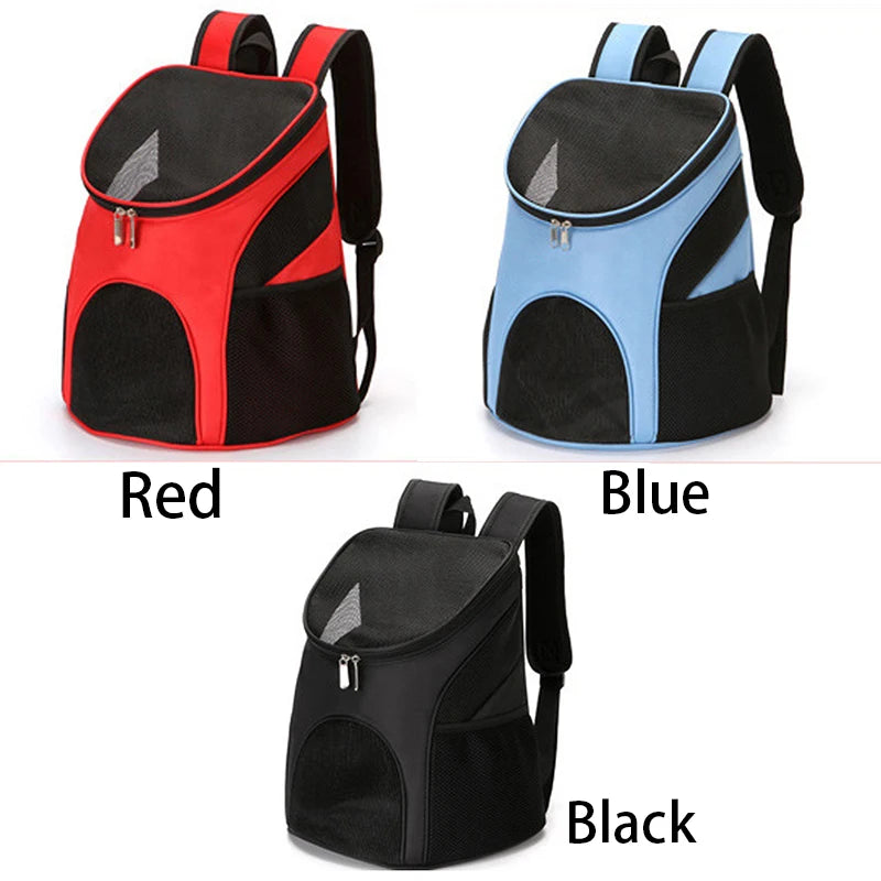 Foldable Pet Backpack Carrier Portable Breathable Dog Cat Travel Bag Lightweight Shoulder Strap for Outdoor Hiking Pack