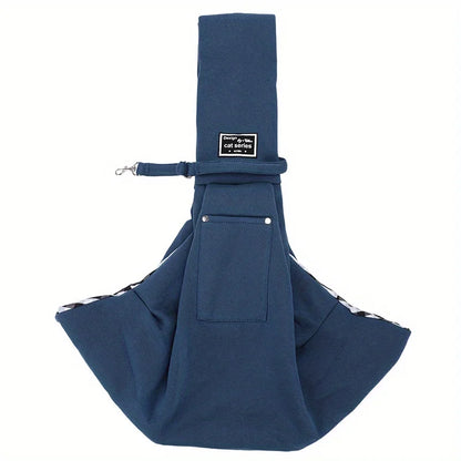 Breathable Portable Pet Messenger Bag Hands-Free Pet Crossbody Shoulder Bag Outdoor Travel Cat Puppy Sling Carrier Bag Gift